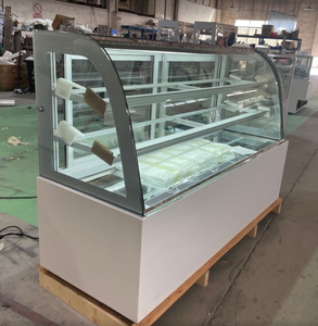 Vitrine Réfrigérée Commerciale pour Pâtisseries RTK avec Verre Courbé, Base en Marbre, Refroidissement par Tubes en Cuivre, Verre Anti-Buée et Thermostat Numérique - Product Image 2