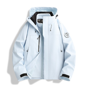Veste bomber imperméable Dilrabas Same-style Loto 3-en-1 à capuche ample pour femmes et hommes, vêtements d'extérieur pour l'hiver - Product Image 3