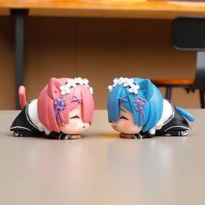 Venta al por mayor lindo Anime Q versión acostado abajo figuras <span class=keywords><strong>de</strong></span> acción PVC Anime muñeca <span class=keywords><strong>de</strong></span> juguete - Product Image 3