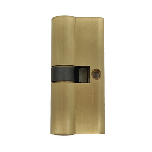 Cylindre de serrure en laiton, style européen, avec 3 clés plates - Product Image 3