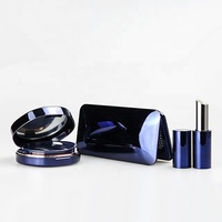 Emballage cosmétique de luxe, tubes à rouge à lèvres magnétiques, étui compact pour fond de teint coussin d'air avec miroir, tube à rouge à lèvres en métal