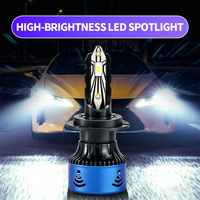 Bombillas LED para Faros Delanteros JHS A110 6000K, Lámparas de Conducción H4 H3 H1 H7 9007 9005, Faros Antiniebla Impermeables para SUV, Camiones, Automóviles y Motocicletas