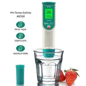 เครื่องวัดความเค็ม Hedao Wholesale PH-2024 3 in 1  0-100% เครื่องวัดเกลือ เครื่องวัดค่า pH สำหรับการเพาะเลี้ยงสัตว์น้ำ พร้อมระบบ ATC - Product Image 3