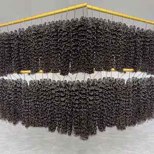 Achetez une perruque en cheveux indiens 100% vierges Remy Weave 7A Extensions de cheveux humains Machine Double Weft pour femmes Utilisation à des fins de mode par les exportateurs - Product Image 3