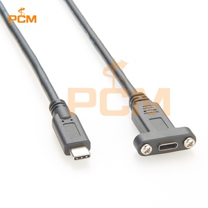 <span class=keywords><strong>C</strong></span>áp nối dài USB3.1 Type <span class=keywords><strong>C</strong></span> đự<span class=keywords><strong>c</strong></span> sang <span class=keywords><strong>c</strong></span>ái, gắn bảng điều khiển, khóa vặn, dùng cho khung máy, tủ, vách ngăn, <span class=keywords><strong>c</strong></span>áp USB-<span class=keywords><strong>C</strong></span> sang USB-<span class=keywords><strong>C</strong></span> - Product Image 2
