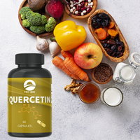 Quercétine fabriquée en Chine, 180 capsules, complément alimentaire pour adultes, soins de santé et beauté, soutien immunitaire et anti-fatigue, certifié Halal