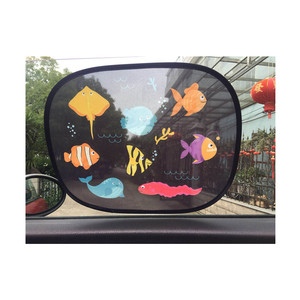 Parasol para ventana de coche con estampado de dibujos animados para coche de bebé, paquete de 2, parasol lateral automotriz, <span class=keywords><strong>Reflector</strong></span> de protección UV - Product Image 4