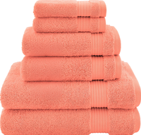 Ensemble de 6 serviettes de voyage en coton turc, douces, absorbantes, séchage rapide, qualité hôtel et spa, 2 serviettes pour les mains, 2 pour le visage, 2 pour le bain, approvisionnement en gros