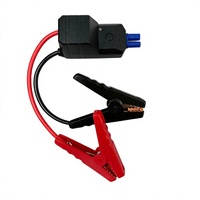 Démarreur de secours universel 12V pour voiture avec pinces EC5, courant de crête 300A, connectivité standard/directe/à pinces intelligentes, pour booster la batterie, noir/rouge