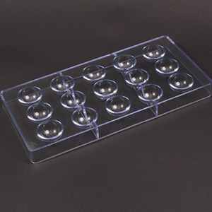 HY Semi Sphère Chocolat <span class=keywords><strong>Moule</strong></span> PC Polycarbonate Chocolat Bar <span class=keywords><strong>Moule</strong></span> <span class=keywords><strong>Demi</strong></span> Boule En Plastique Bonbons Maker <span class=keywords><strong>Moule</strong></span> - Product Image 2