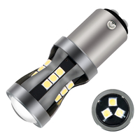 S25 Bay15d 1157 Led 3030 21smd 1156 Ba15s P21/5w señal de giro bombilla blanca 12V Py21w Bau15s P21w Ba15s 3157 7443 luces Led Drl