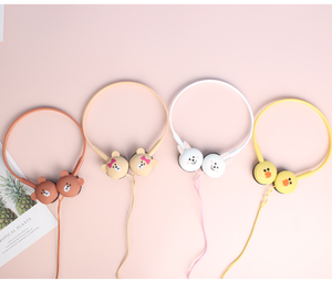 Manufacturer's Hot Selling <strong>Cute</strong> Wired <strong>Earphones</strong> &amp; Headphones 3.5mm Cartoon Duck Design Microphone Earbuds for Girls Cheap Price - Product Image 4