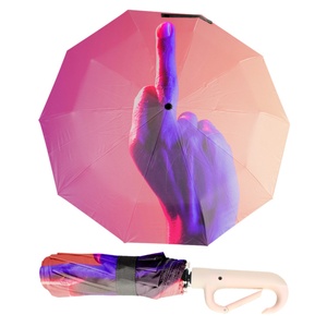 Ultra Compact Gift Idea Design Black UV Umbrella Pocket Folding Umbrella for Women Men Rainy Season - Product Image 5