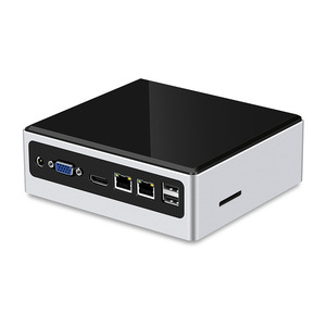 มินิพีซี <span class=keywords><strong>EGLOBAL</strong></span> รุ่นใหม่ Intel Core I5 รุ่นที่ 4 DDR3 12V DC ระบบปฏิบัติการ Windows 10 เคสคอมพิวเตอร์บางเฉียบ NVME SSD พีซีสำหรับเล่นเกม - Product Image 4