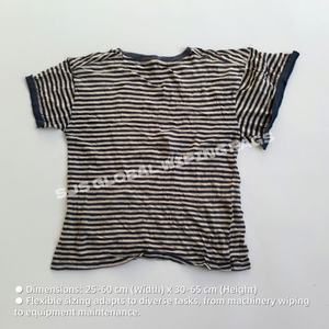 Trapos de limpieza de camisetas de colores prelavados de bajo pelusamiento, trapos para manchas, trapo 100% algodón para limpieza - Product Image 3