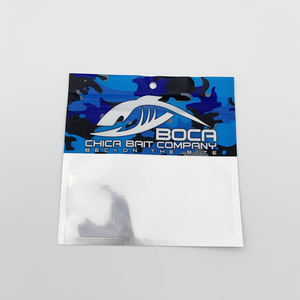 <span class=keywords><strong>Bolsa</strong></span> de Pesca Plegable para Barco, con Cierre Hermético, para Señuelos, Personalizada, de Plástico Mylar, Pequeña - Product Image 4