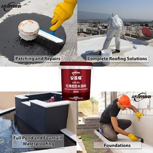 Source Factory Liquid Rubber Waterproofing Rubber Roofing Coating Liquid Rubber Roof <strong>Waterproof</strong> Coating for Brush or <strong>Spray</strong> - Product Image 5