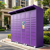 Casillero Inteligente para Paquetes YL con Sistema Inteligente, Soporte para Desarrollo de Software, Pantalla Táctil Electrónica, Gabinete de Entrega de Paquetes