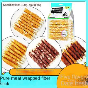 Friandises pour chiens Source Originale, bâtonnets à mâcher en cuir de vache enveloppés de poulet, canard, bœuf, pour le nettoyage des molaires, riches en protéines, écologiques, 400g - Product Image 2