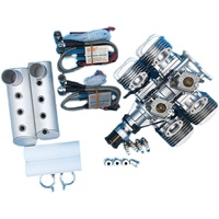 Moteur à essence pour avion modèle réduit DLE120T4, à voilure fixe, quatre cylindres, deux temps, refroidissement naturel par air, 120 cm³