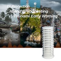 Haut-parleur omnidirectionnel 360° pour alerte en cas de catastrophe, diffusion publique, alarme tsunami, système sonore, dispositif d'alerte acoustique, dispositif LDAD