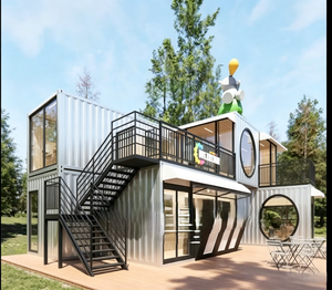 Factory-customized Portable Double-story Hotel Prefabricated Container Modular Small Prefab <b>House</b> - Product Image 3