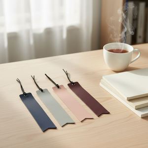 Low Price Faux Leather <b>Bookmark</b> Page Marker for Book Lovers & Friends Promotional <b>Gift</b> - Product Image 4