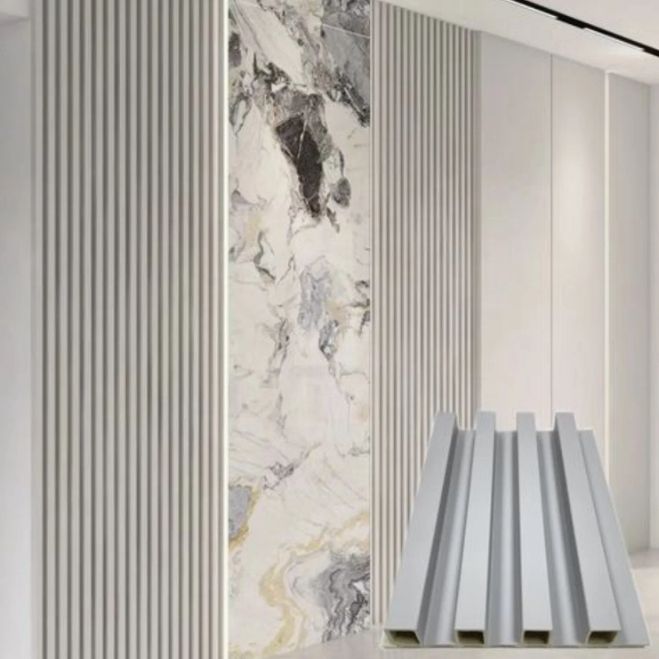 Bamboo WPC Fluted Wall Panel Waterproof Fireproof WPC Wall Panel ...