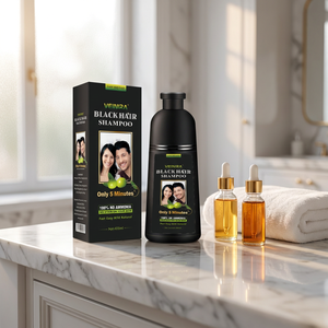 Speedy Permanent <strong>Hair</strong> Color Cream Shampoo <strong>Dye</strong> for <strong>Men</strong> and Women Super Fast Cover <strong>Grey</strong> Low Ammonia Enriched Herbal Formula - Product Image 4
