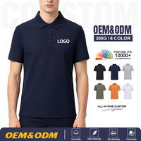 Camiseta Polo de Alta Calidad 100% Algodón al por Mayor Directo de Fábrica para Hombre y Mujer en Stock Personalizable OEM/ODM