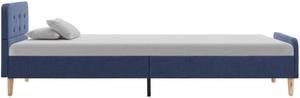 Tessuto blu Telaio del <span class=keywords><strong>Letto</strong></span>, <span class=keywords><strong>Letto</strong></span> <span class=keywords><strong>Singolo</strong></span> Telaio con Gambe In Acciaio e Testata, per la Camera Da <span class=keywords><strong>Letto</strong></span> o In Albergo In Camera <span class=keywords><strong>90x200</strong></span> cm - Product Image 3