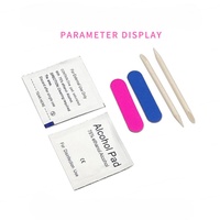 Kit de Limas de Uñas de Doble Esponja Más Vendido, Grano 100/180 para Uñas Postizas