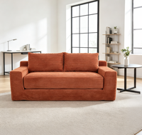 Canapé compressé sans cadre en boîte 0,3 m³ – Canapé-lit deux places 50D avec mousse moulée intégrée 1/4 de volume OEM ODM VLranlife