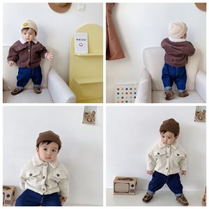 Enfant en bas âge bébé garçons vestes d'hiver enfants manteau chaud enfant Outwear bébé vêtements épaissi polaire velours côtelé veste enfant velours côtelé veste - Product Image 2