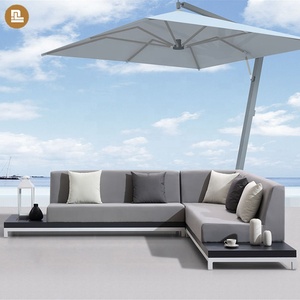 Ensemble <span class=keywords><strong>de</strong></span> canapés d'extérieur en Aluminium, tissu imperméable, en forme <span class=keywords><strong>de</strong></span> L, meubles <span class=keywords><strong>de</strong></span> <span class=keywords><strong>jardin</strong></span> d'hôtel - Product Image 1
