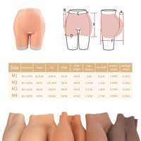 Pantalón de Silicona Realista con Glúteos Artificiales Sexy y Relleno para Aumentar Cadera y Trasero