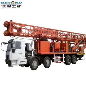 Hoog rendement 1000m grote boring vrachtwagen gemonteerde waterput boorinstallatie diesel hydraulisch met luchtcompressor - Product Image 6