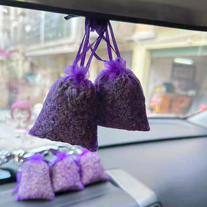 Bouquet de fleurs de lavande séchées naturelles 5g 10g Sachet d'aromathérapie Pot-pourri pour tiroir, placard, voiture, parfum d'intérieur - Product Image 6