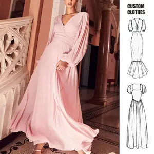 Custom Lady Elegant Slim Backless Dress For Women Fashion Ladies Suspender Dresses Summer Female Party Evening Robes Vestidos