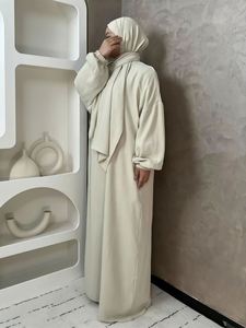 Hijab Turban Ample en Polyester pour Femme, Style Arabe du Moyen-Orient, Traditionnel Musulman, Simple et Décontracté pour l'Automne - Product Image 2