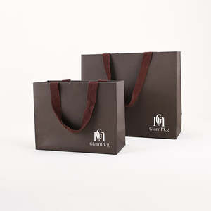 Sacs en papier écologiques de luxe personnalisés en gros, sacs à main en papier pour l'emballage de vêtements, cadeaux, achats, fabricant - Product Image 3