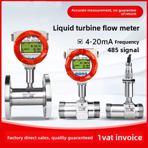 インテリジェントタービン流量計水道水液体ステンレス鋼パイプライン流量センサーデジタルディスプレイ 4-20mA/485 信号高 - Product Image 4