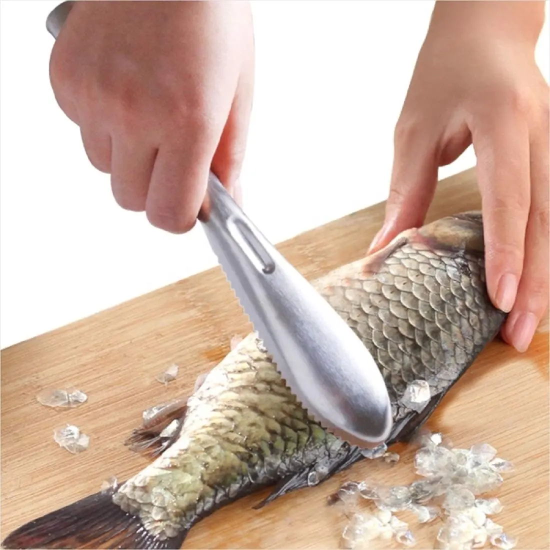 เครื่องมือทำอาหาร,มีดทำความสะอาดปลาสกินเนอร์เครื่องขูดผิวปลาสแตนเลสเกล็ดปลาเครื่องมือทำความสะอาด