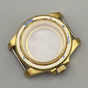 Accessoires de montre, boîtier ouvert de 40 mm, boîtier de montre en acier, ton or, ton rose, cristal saphir, compatible avec NH35 NH36 - Product Image 2