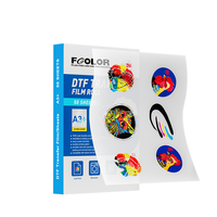 Film DTF mat double face A3 A4, feuilles de film PET pour transfert thermique pour impression DTF, sans fuite d'huile