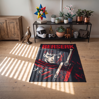Tapis d'anime en gros, tapis rectangulaires antidérapants personnalisés, épais, pour salon, chambre à coucher, décoration de la maison