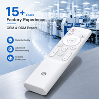 Fabricante Profesional de Controles Remotos, Servicio OEM ODM, RCT6016, Logotipo Personalizado e Impresión por Serigrafía, Controles Remotos por Voz IR BT 2.4G