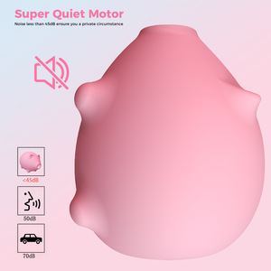 ODM OEM Jouet sexuel féminin vibrant, multi-vitesses, rechargeable par USB, étanche, en forme de cochon mignon, avec fonction de succion et de vibration, pour adultes - Product Image 4