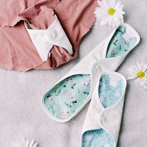 <span class=keywords><strong>Serviettes</strong></span> <span class=keywords><strong>hygiéniques</strong></span> réutilisables de qualité supérieure pour femmes, 100% coton, microfibre de bambou, pour le jour et la nuit - Product Image 4