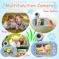 Appareil photo pour enfants avec fonction selfie, photo, vidéo, MP3, capteur CMOS, Micro SD, vidéo Full HD, appareil photo populaire pour enfants